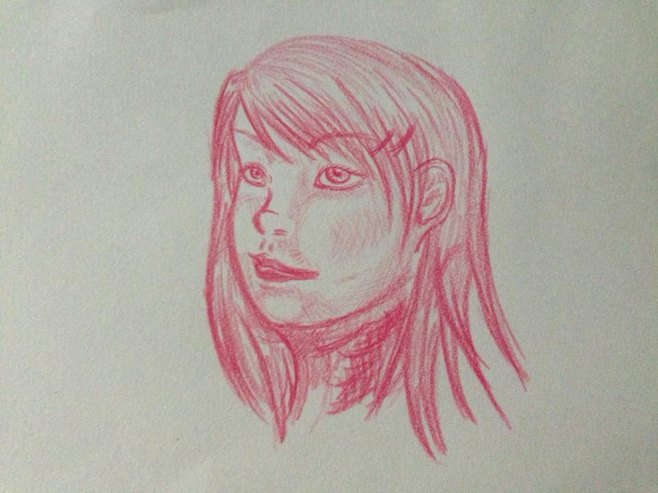 Essai réaliste visage