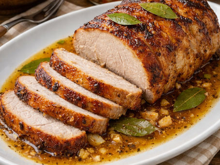 Lombo de porco assado