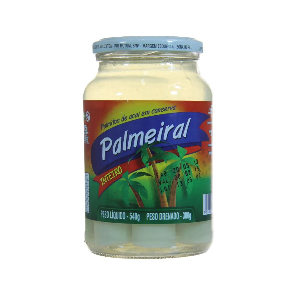 Palmito Inteiro Palmeiral 300 g