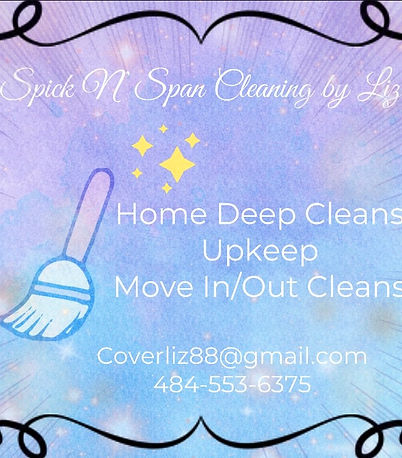 SPICK N' SPAN CLEANING BY LIZ LLC LOGO.jpeg