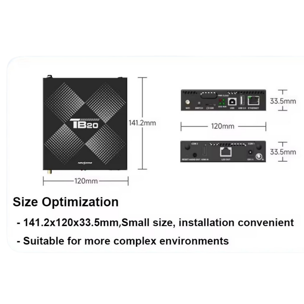 Miniatura: Reproductor Controlador Novastar TB20