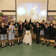 Year 4’s Whole School Celebration of the Word.