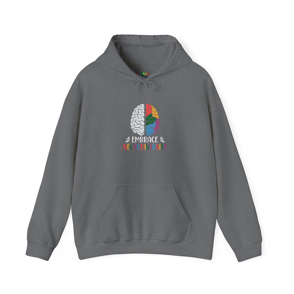 Thumbnail: Neurodiversity Unisex Embrace Differences Hoodie (More Colors Available)