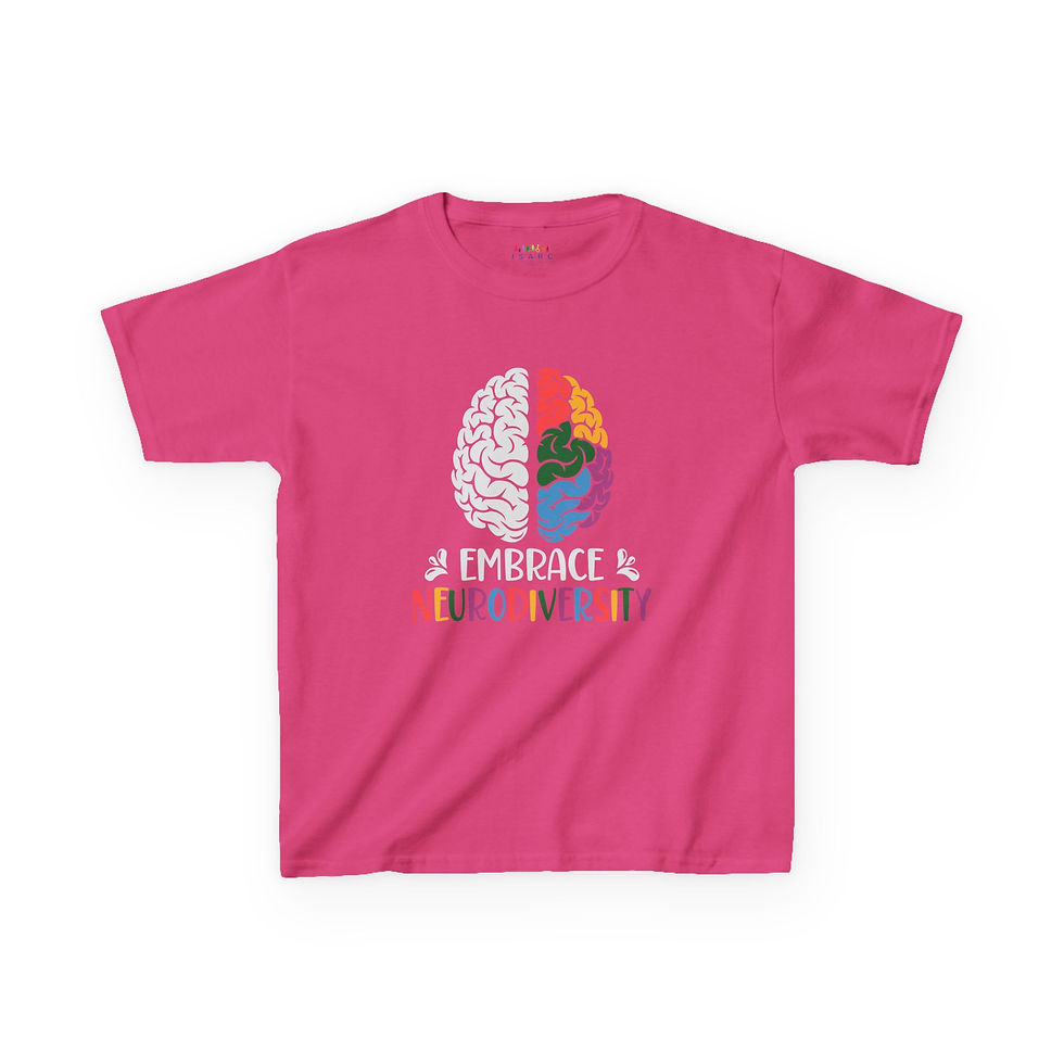 Thumbnail: Kids Neurodiversity Embrace Differences T-shirt (More Colors Available)