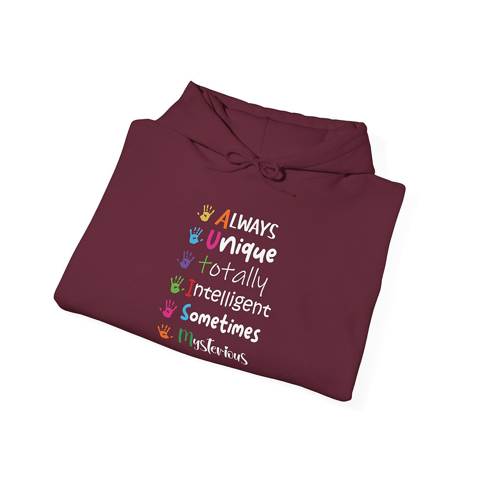 Thumbnail: Autism Awareness Hooded Sweatshirt 1 (More Colors Available)