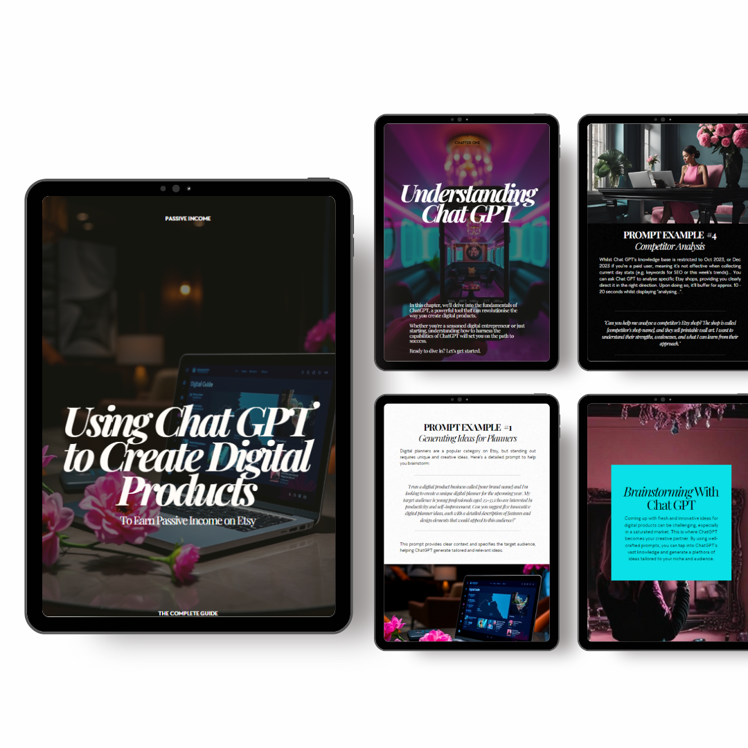 Using Chat GPT to Create Digital Products