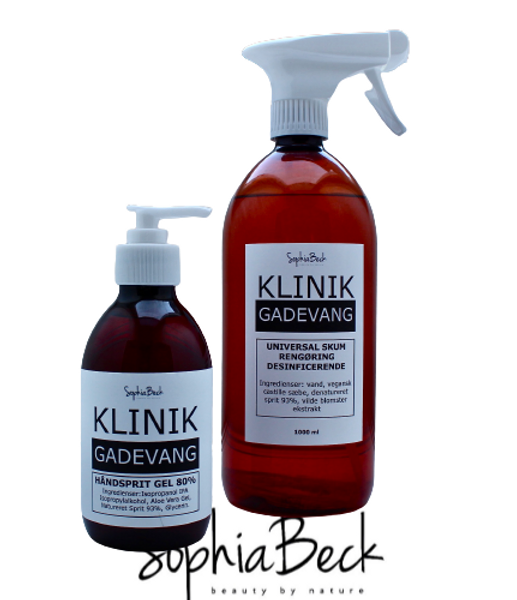 klinik gadevang ingredients sophia beck skincare products