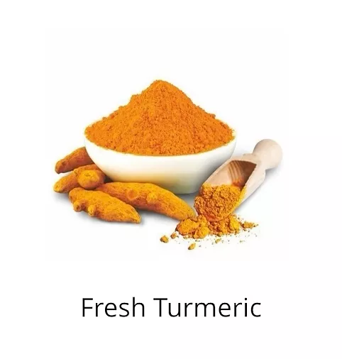 Fresh Tumeric ingredients sophia beck beauty by nature
