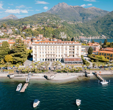 Grand Hotel Victoria Lago di Como in Menaggio, a luxury lakeside base on the Lake Como driving holiday.