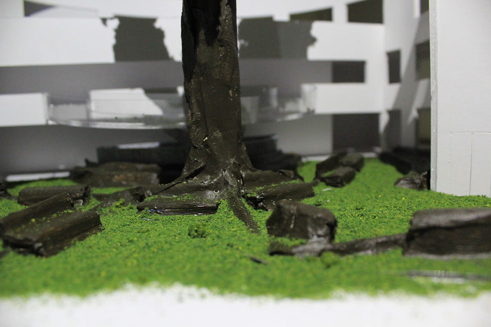 Closer view of the ground floor