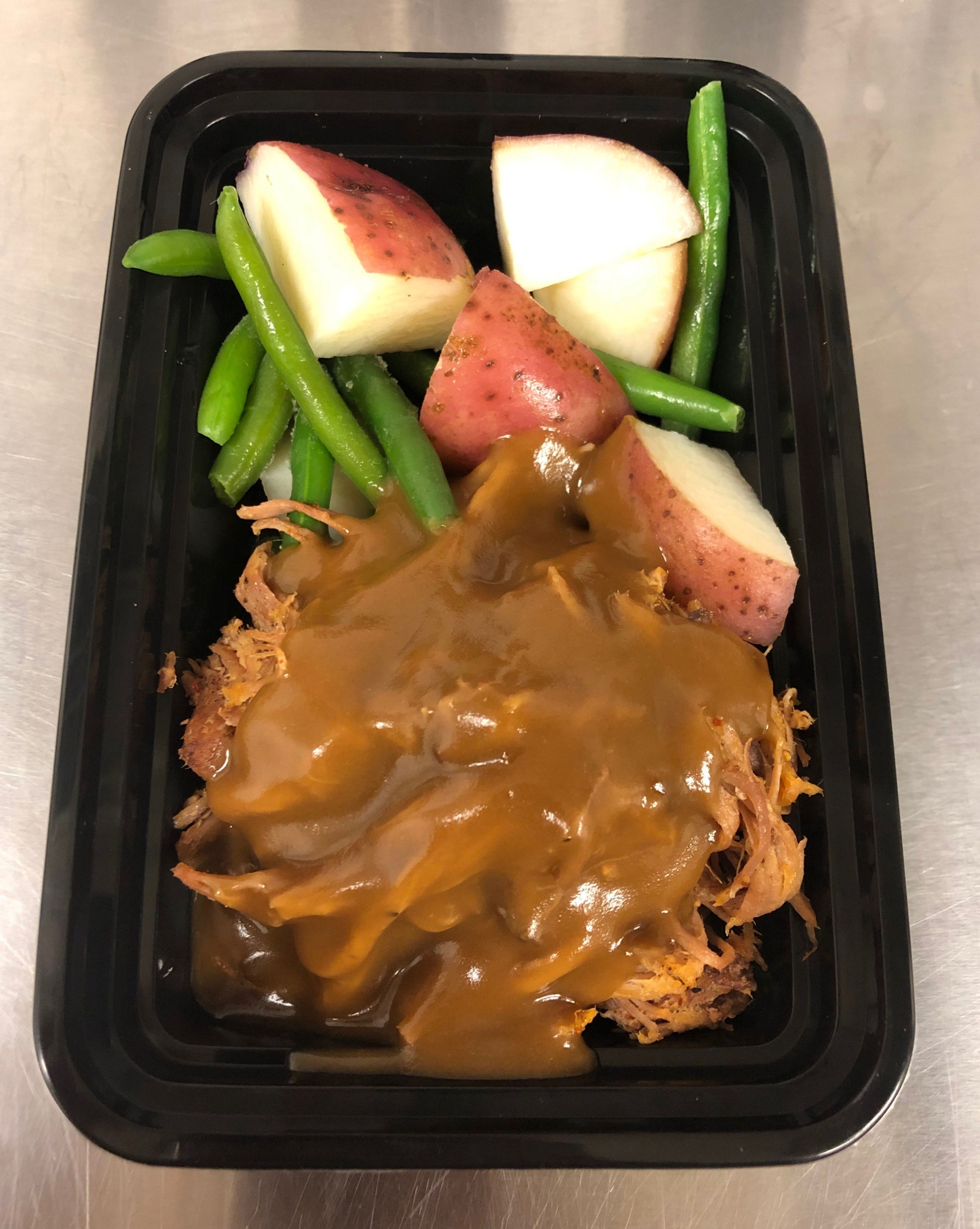 #41 - BRISKET W/ BROWN GRAVY & VEGETABLES