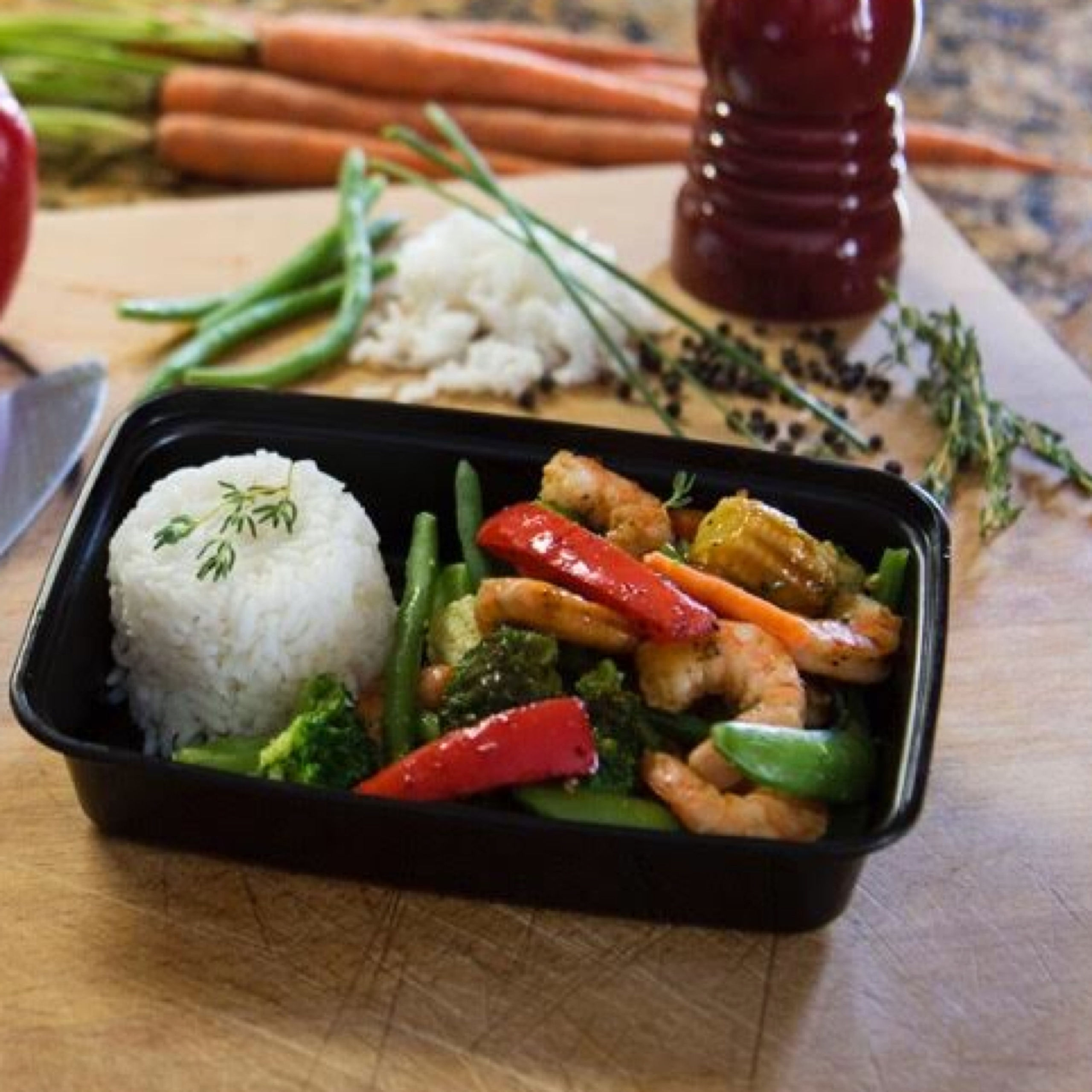 #9 - ASIAN GRILLED SHRIMP W/ RICE