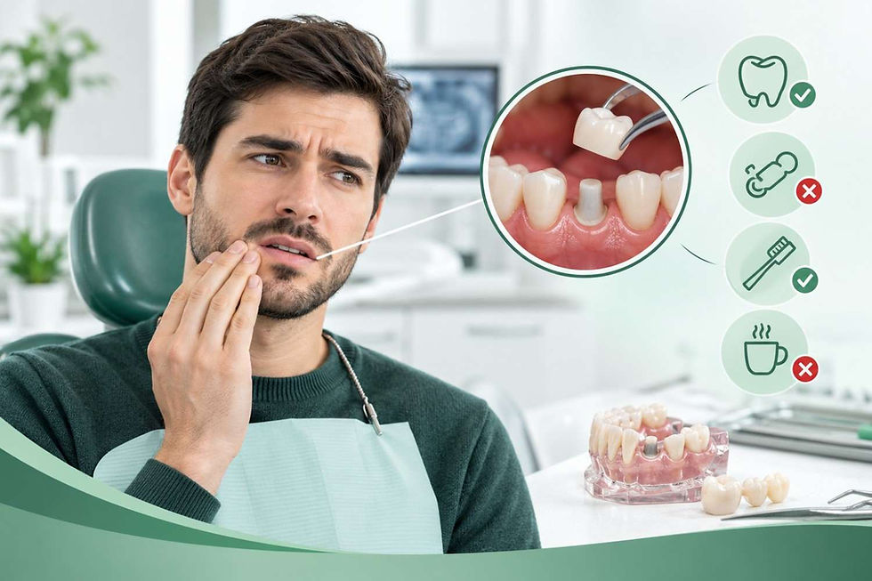 Temporary Crown Fell Off? A Dentist's Step-by-Step Guide