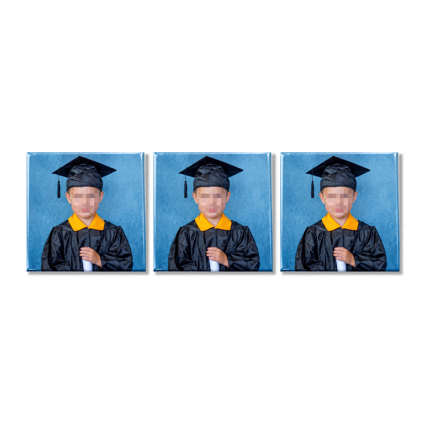 ADD GRADUATION PHOTO MAGNETS - TRIO