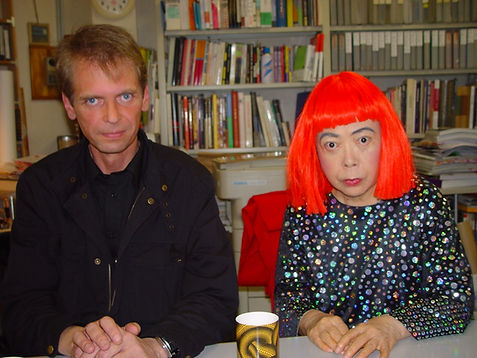 Klaus Guingand and Yayoi Kusama - 2005