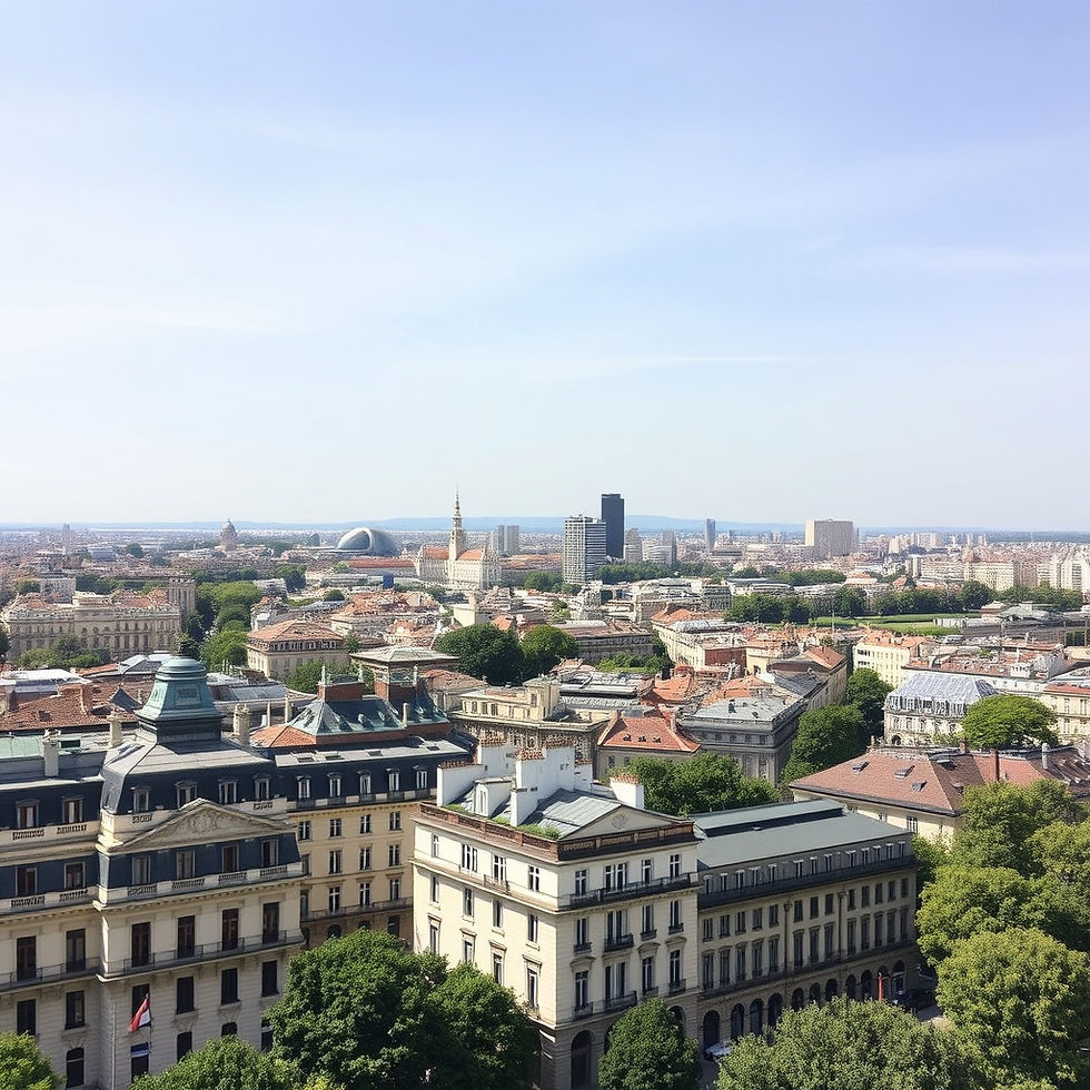 Vista panoramica di un quartiere prestigioso a Milano con edifici di pregio e spazi verdi.