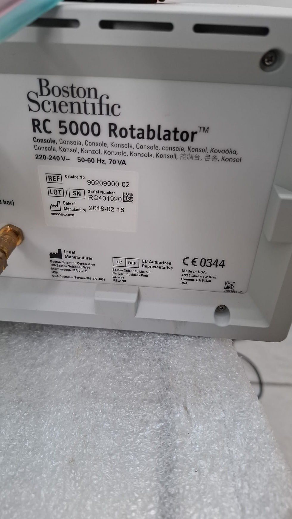 Miniaturbild: Boston Scientific Rotablator RC 5000