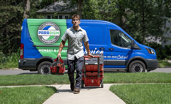 paradigm plmbing service truck