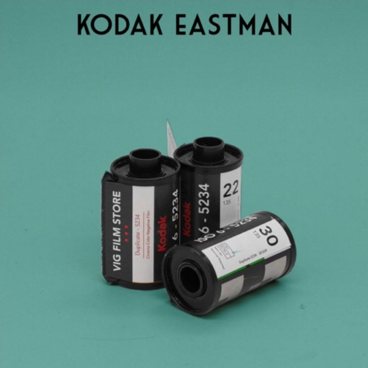Kodak 5234 Duplicate Panchromatic ISO 6/36 EXP Cinema B&W Negative Film