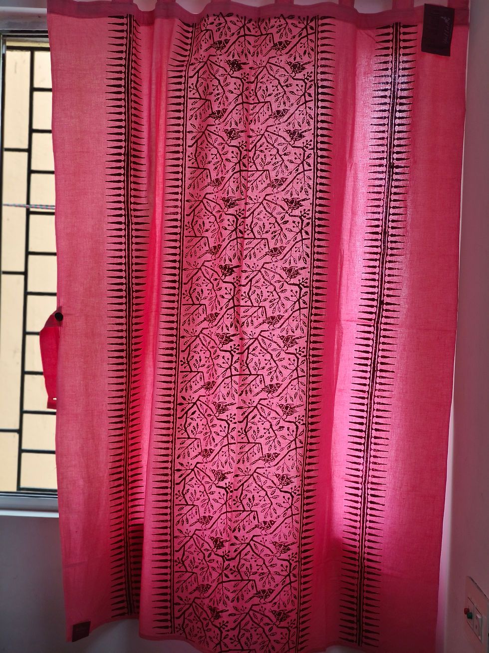 Pink Bird (Set of 2 - Window & Door)