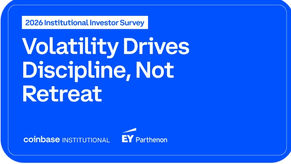 Investimentos em cripto: EY-Parthenon e Coinbase lançam pesquisa "Volatilidade estimula a disciplina, não o recuo"