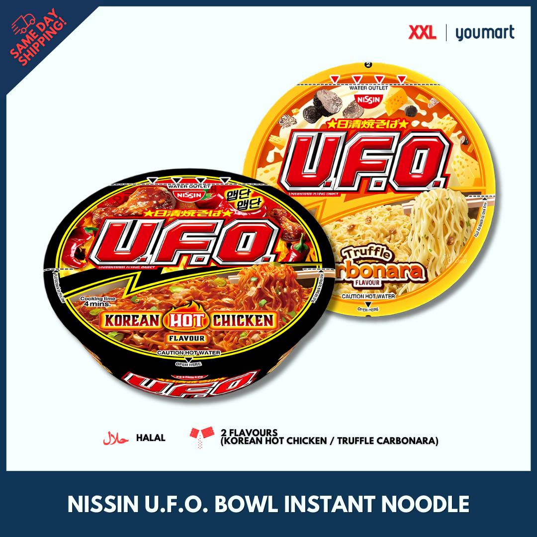 Nissin U.F.O. Bowl Instant Noodle | Fast Next-Day / Same-Day shipping at YouMart Singapore