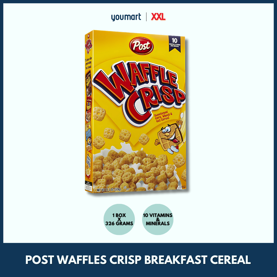 Post Waffles Crisp Breakfast Cereal | YouMart Singapore