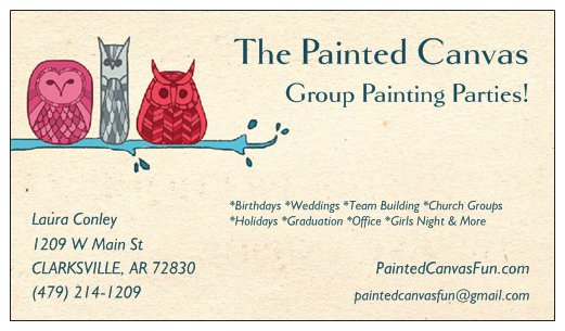 the painted canvas