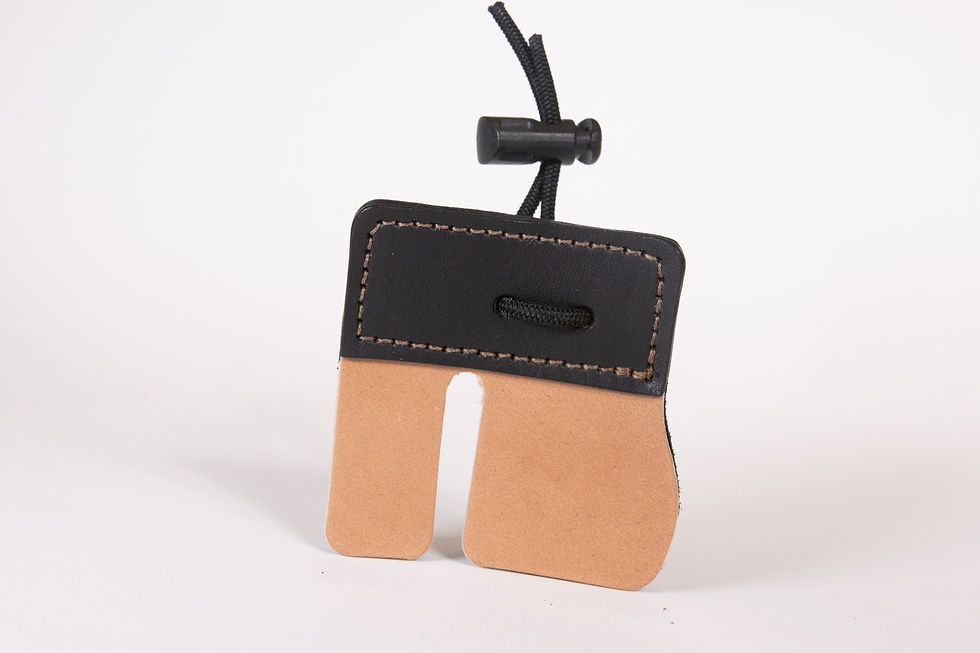 Thumbnail: SHELL CORDOVAN SPLIT FINGER TAB