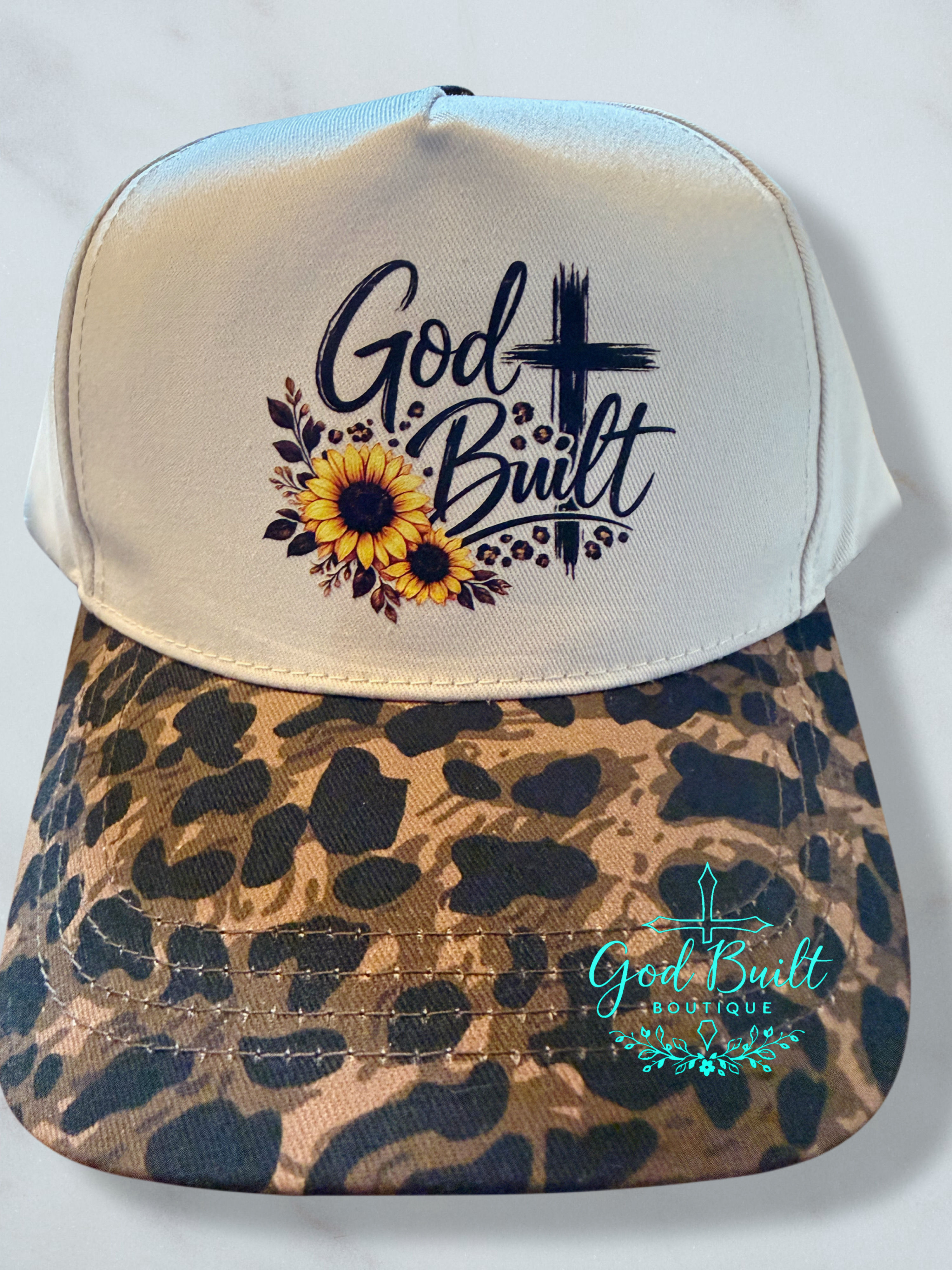 Sunflower/Leopard Hat