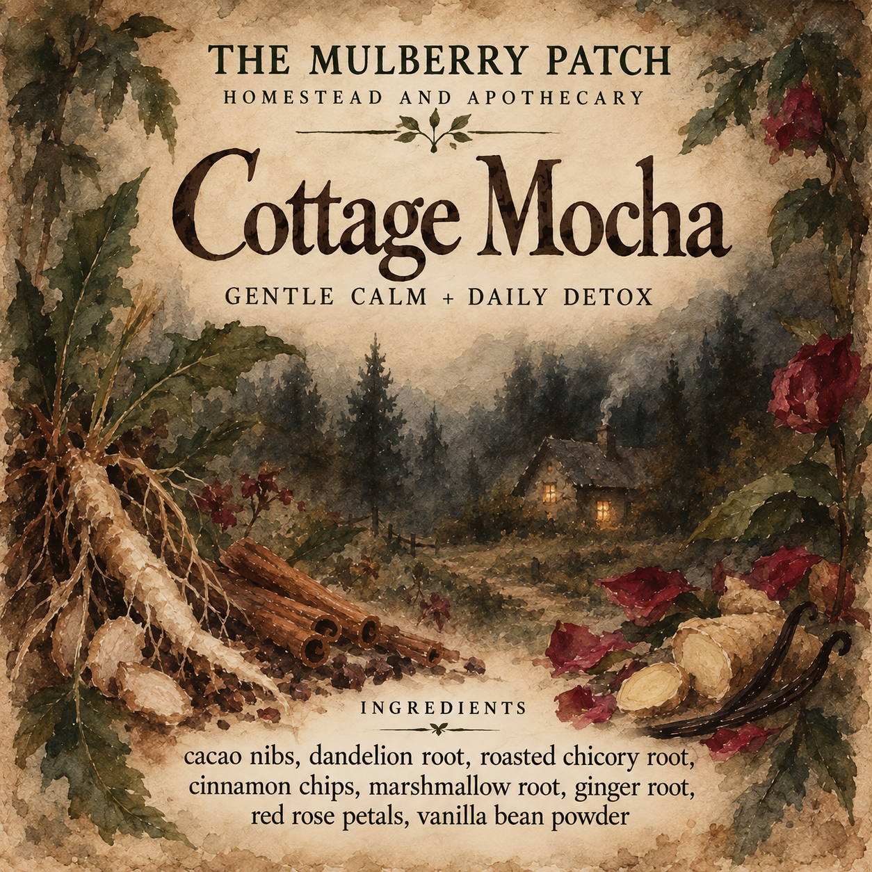 Cottage Mocha Herbal Tea - 3.25oz
