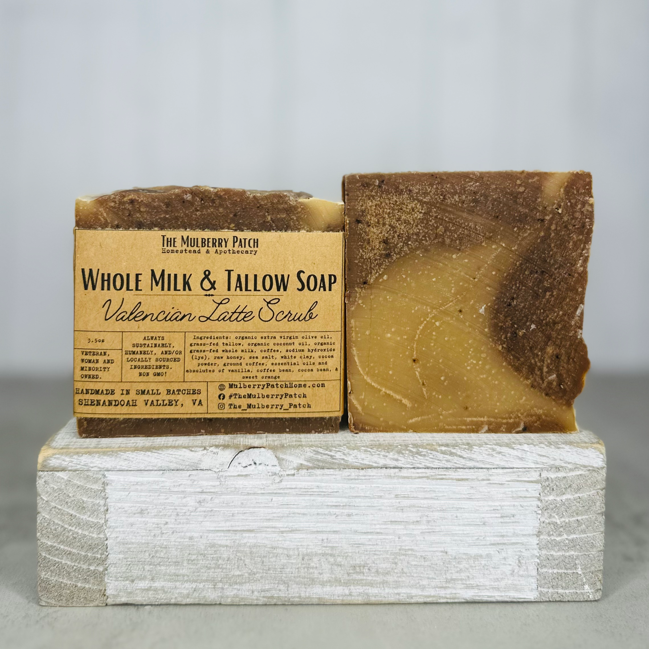 Valencian Latte Scrub Whole Milk & Tallow Soap