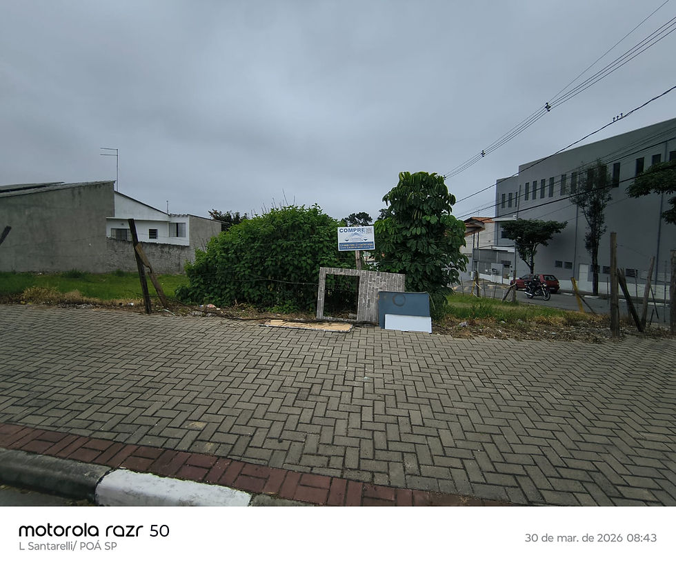 vista área via principal
