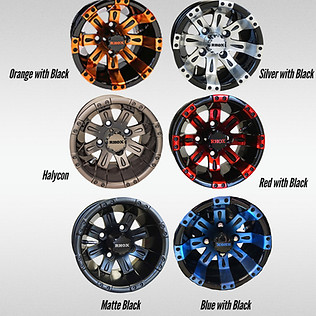 Rx5 Plus Cricket Cart Rim Options
