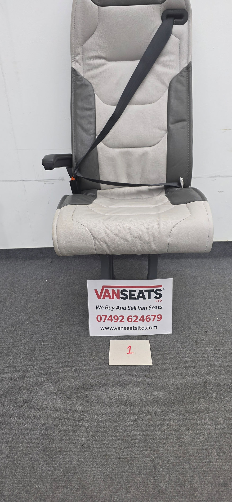 Thumbnail: CAMPER VAN CONVERSION REAR SEAT &BELT ADJUSTABLE LEGS