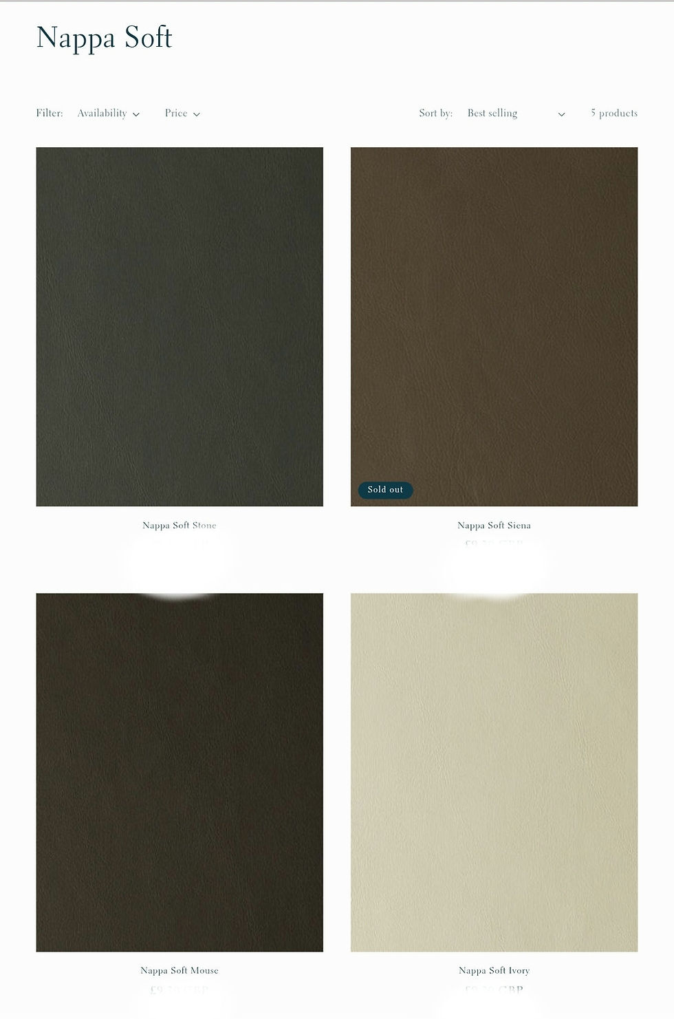 Thumbnail: Colour Chart Omega