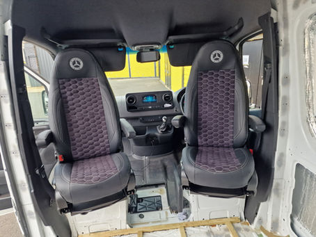 Changing Double Seat to single Seat in Campervan