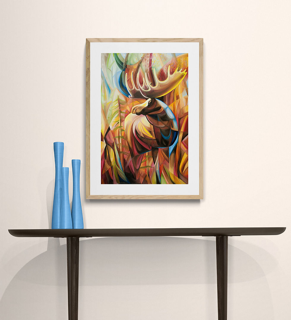 Thumbnail: Moose in the Autumn Woods
