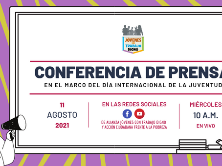 Conferencia de prensa - Día Internacional de la Juventud 2021