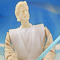 Obi-Wan Kenobi with Rejected Head Star Wars SAGA Unproduced Prototype Figure