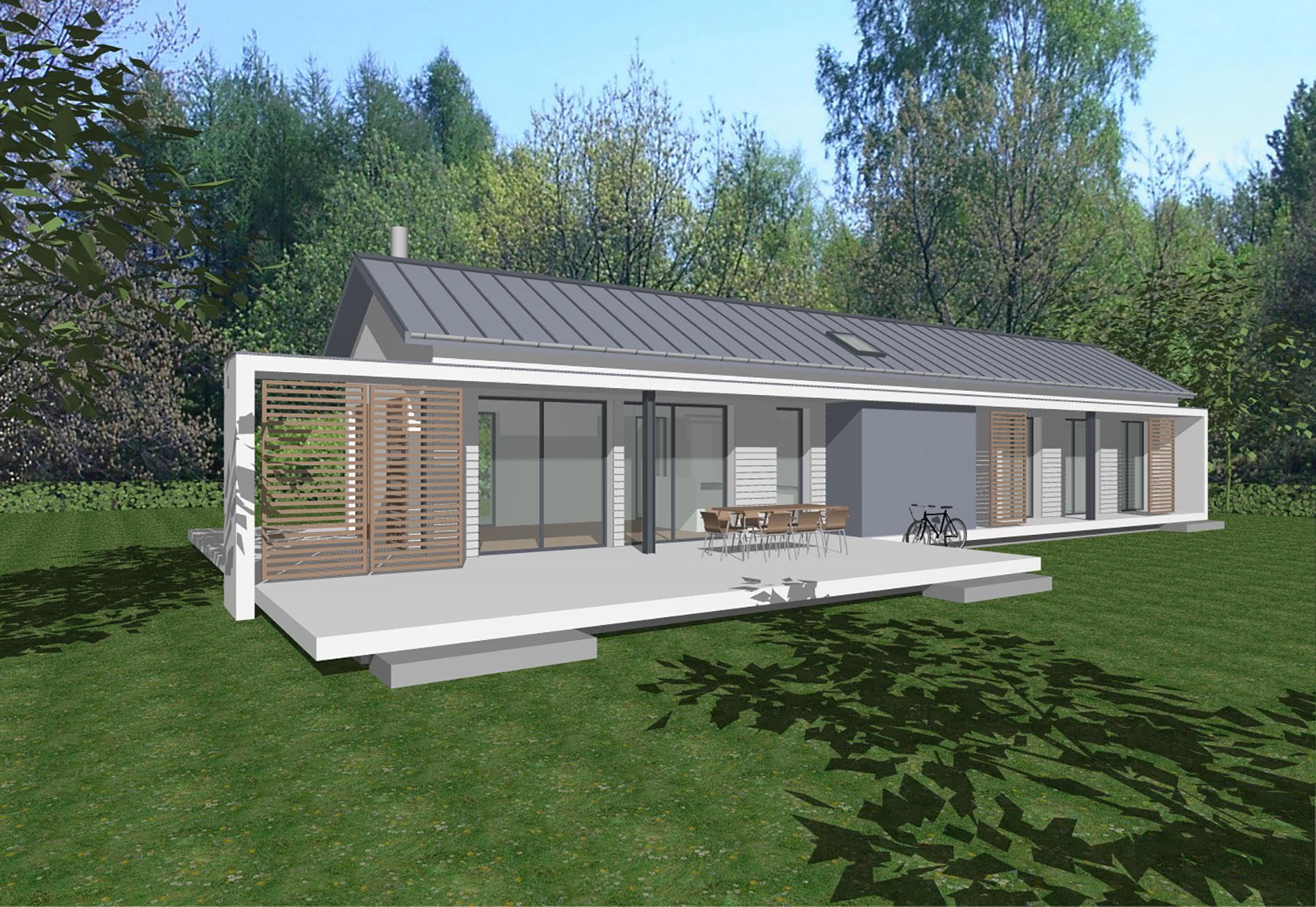 Création maison contemporaine