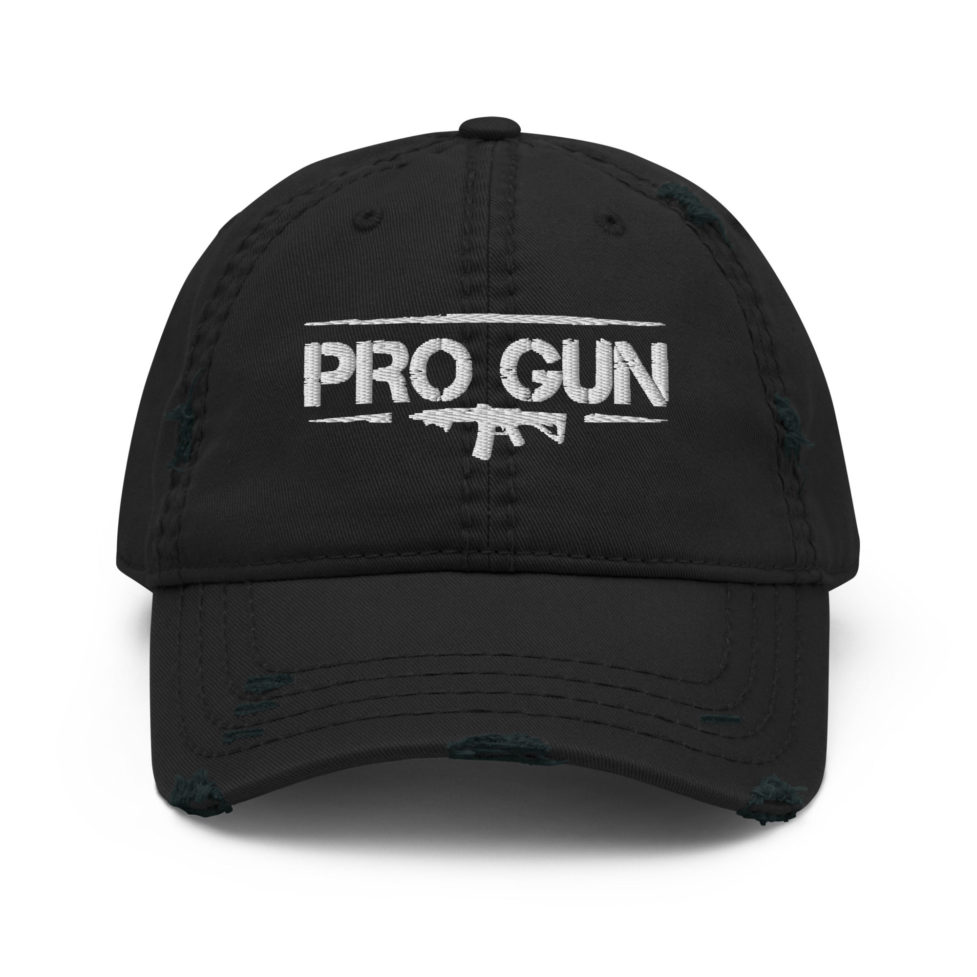 Pro Gun AR15 Graphic Distressed Hat