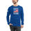 Thumbnail: It's The Bill of Rights Men's Long Sleeve T Shirt with American Flag on Sleeve