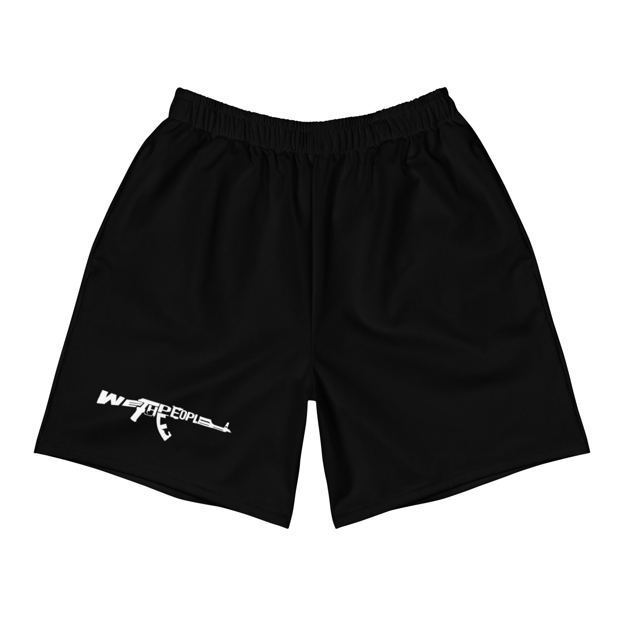 We The People AK47 Gun Shaped Men's Recycled Athletic Gym Shorts