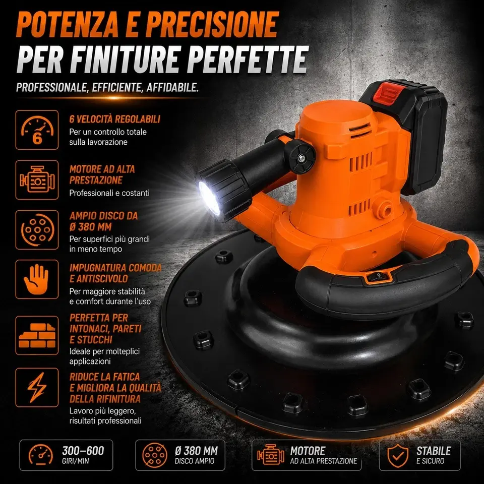 Miniatura: Frattazzo a Batteria
