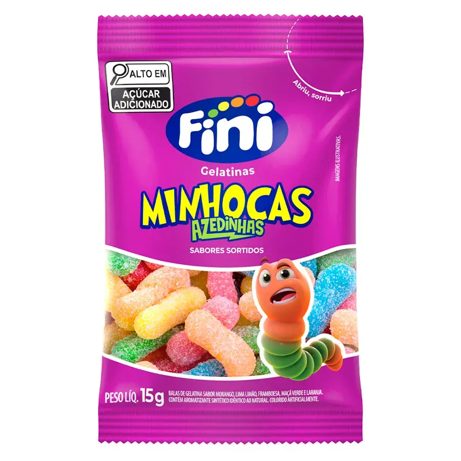BALA FINI MINHOCAS CITRICAS