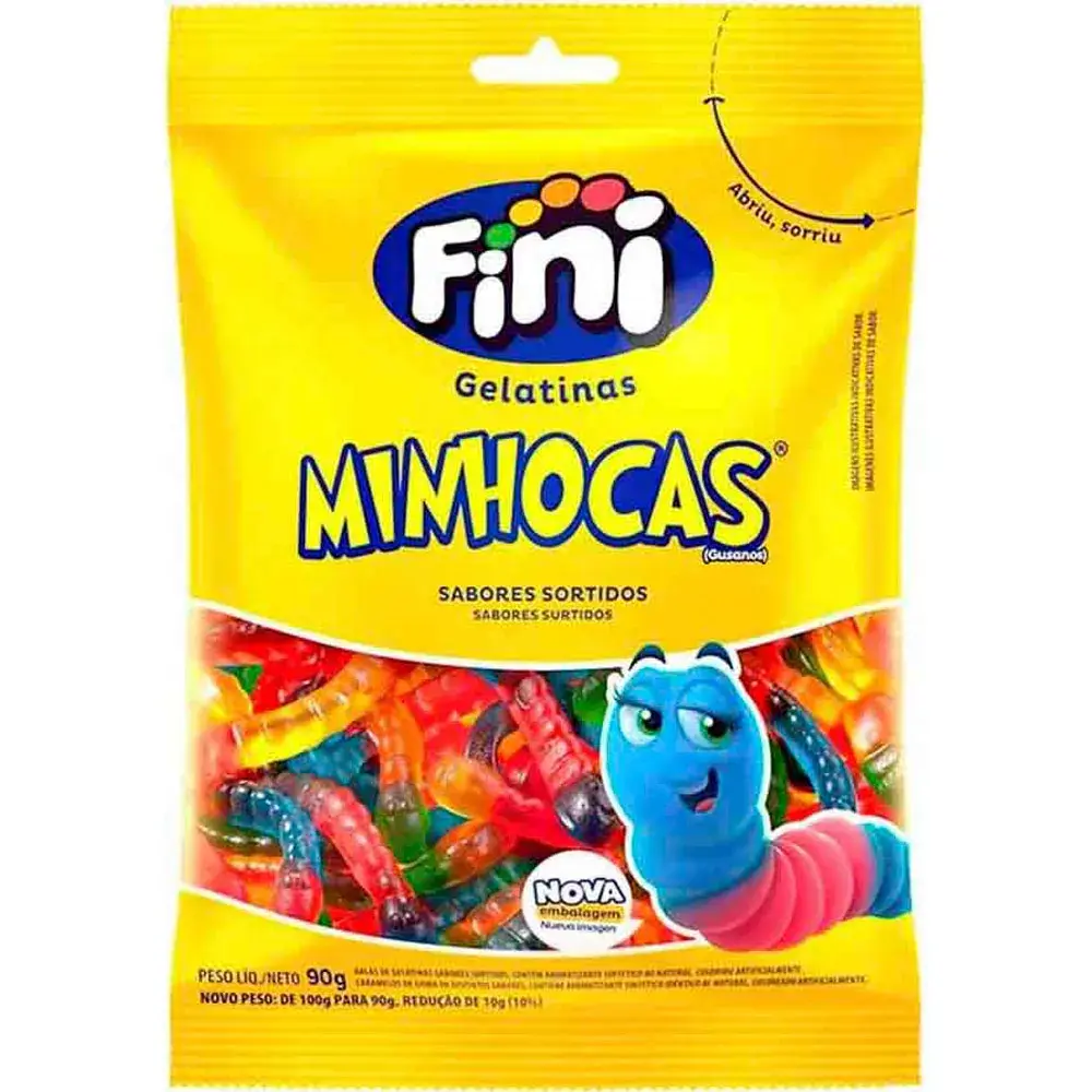 BALA MINHOCA DE BRILHO FINI PACOTE