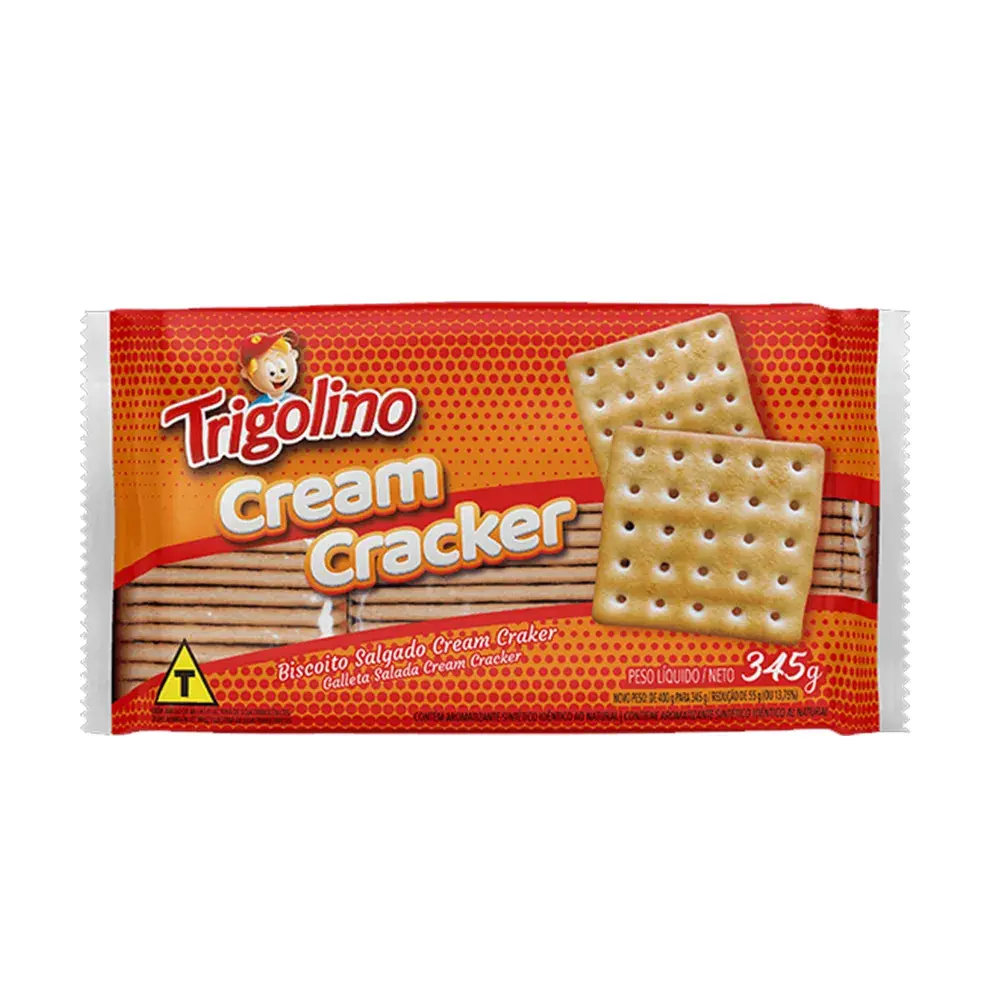 BOLACHA TRIGOLINO CREAM CRACKER 345G