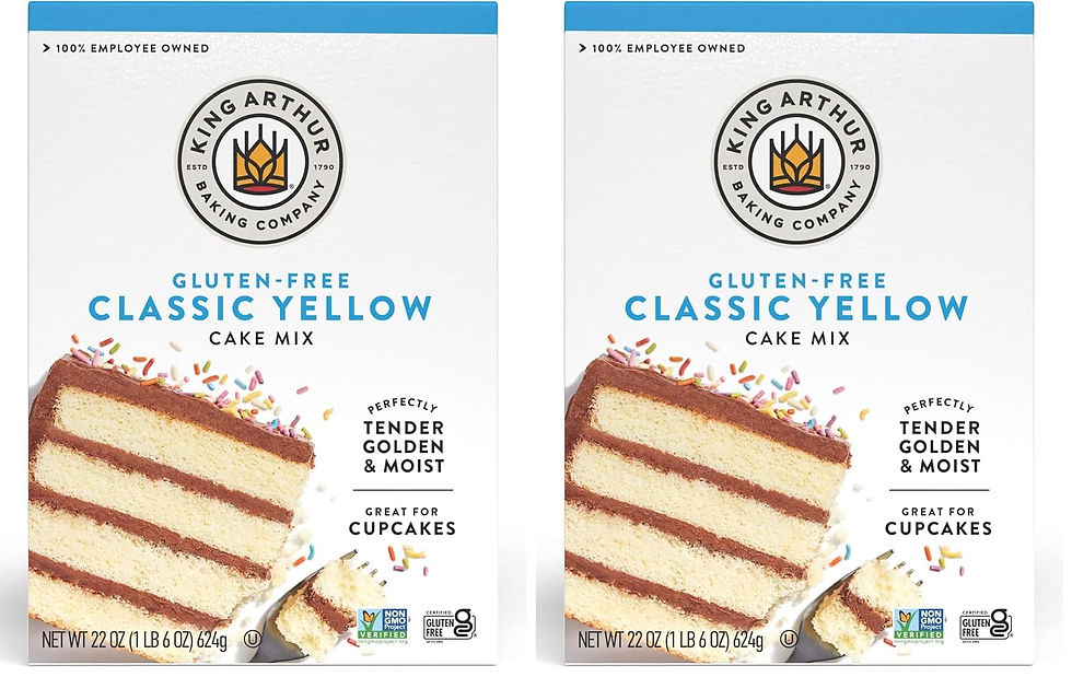 Thumbnail: King Arthur, Gluten-Free Yellow Cake Mix, Gluten-Free, Non-GMO Project Verified