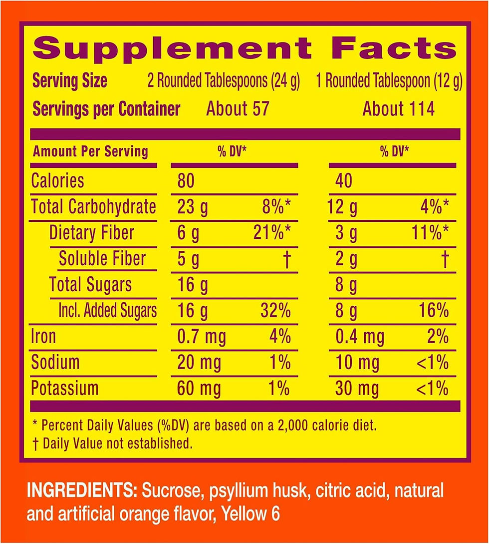 Thumbnail: Metamucil 4-in-1 Psyllium Husk GLP-1 Friendly Fiber Supplement, Real Sugar